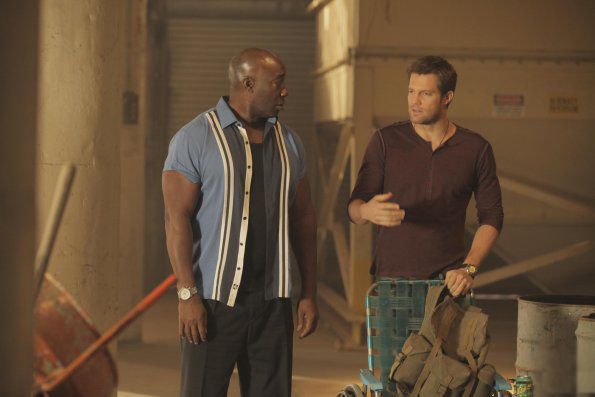 Foto Geoff Stults, Michael Clarke Duncan