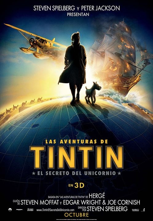 Las aventuras de Tintín - El secreto del Unicornio : Póster