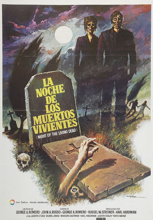 La noche de los muertos vivientes : Póster