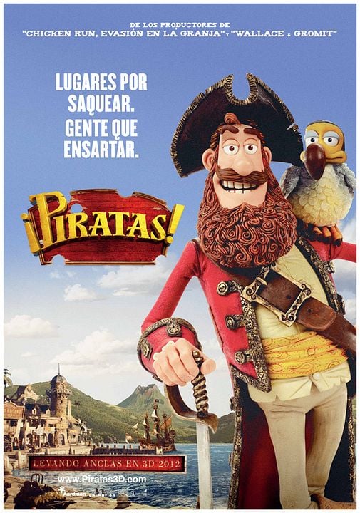 ¡Piratas! Una loca aventura : Póster