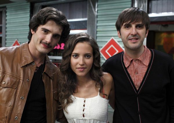 Foto Yon González, Julián López, Ana Fernández García