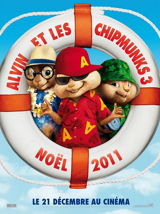 Alvin y las ardillas 3 : Póster