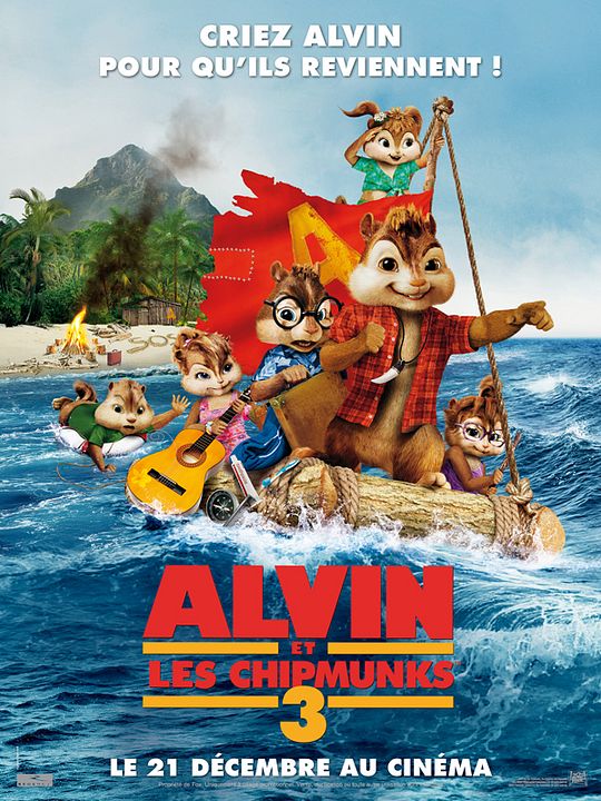 Alvin y las ardillas 3 : Póster