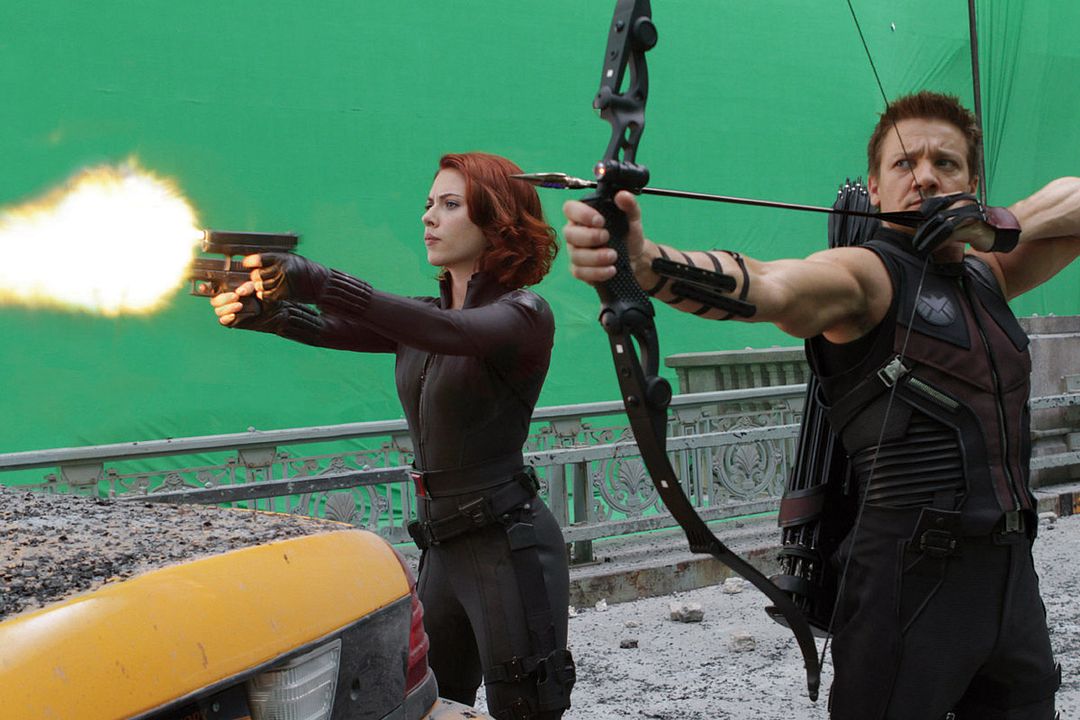 Los Vengadores : Foto Jeremy Renner, Scarlett Johansson
