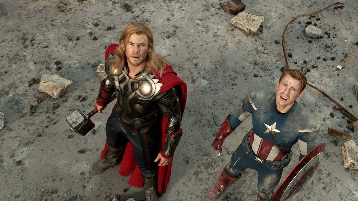 Los Vengadores : Foto Chris Evans, Chris Hemsworth