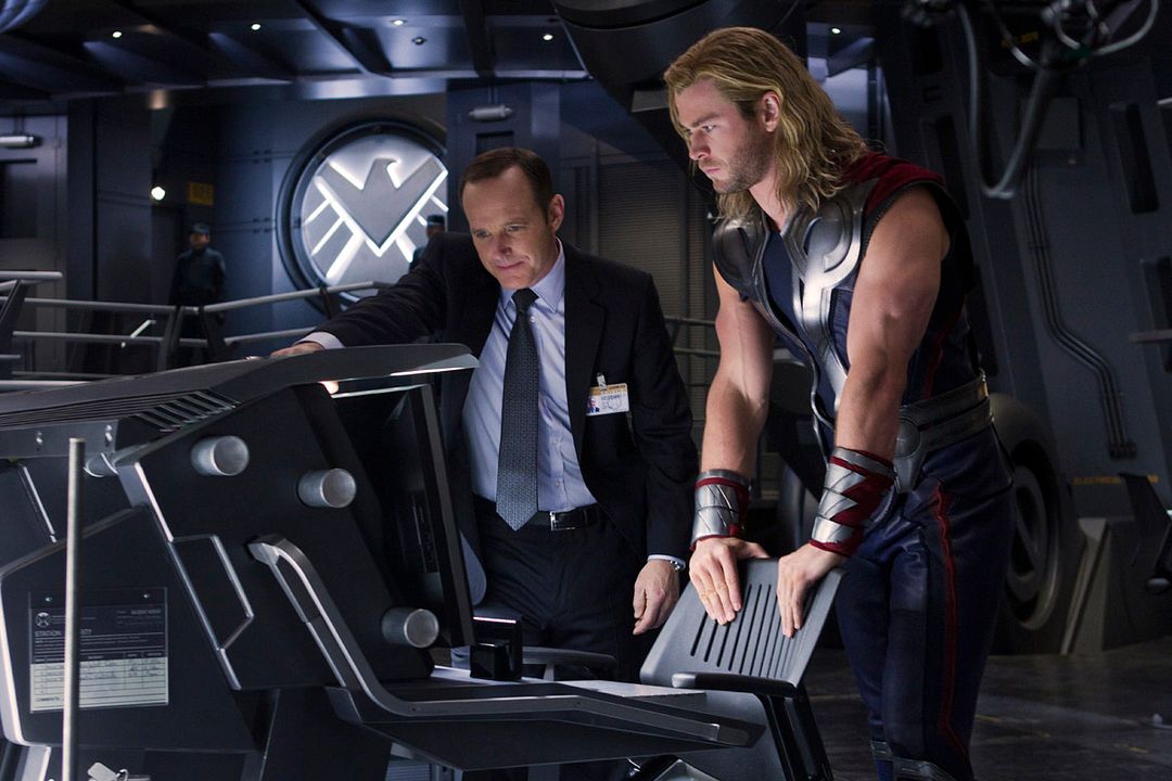 Los Vengadores : Foto Chris Hemsworth, Clark Gregg