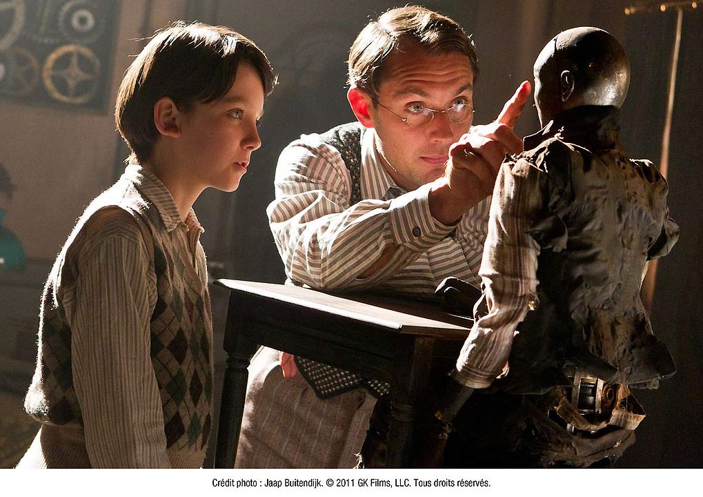 La invención de Hugo Cabret : Foto Jude Law, Asa Butterfield