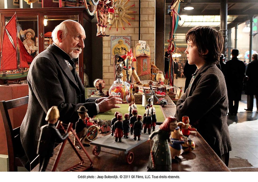 La invención de Hugo Cabret : Foto Asa Butterfield, Ben Kingsley