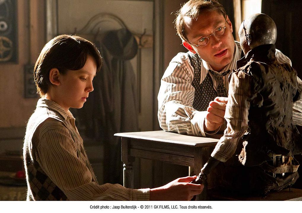 La invención de Hugo Cabret : Foto Jude Law, Asa Butterfield