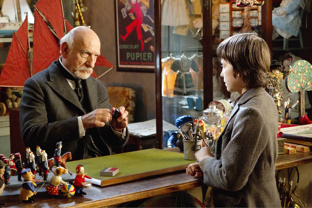 La invención de Hugo Cabret : Foto Asa Butterfield, Ben Kingsley