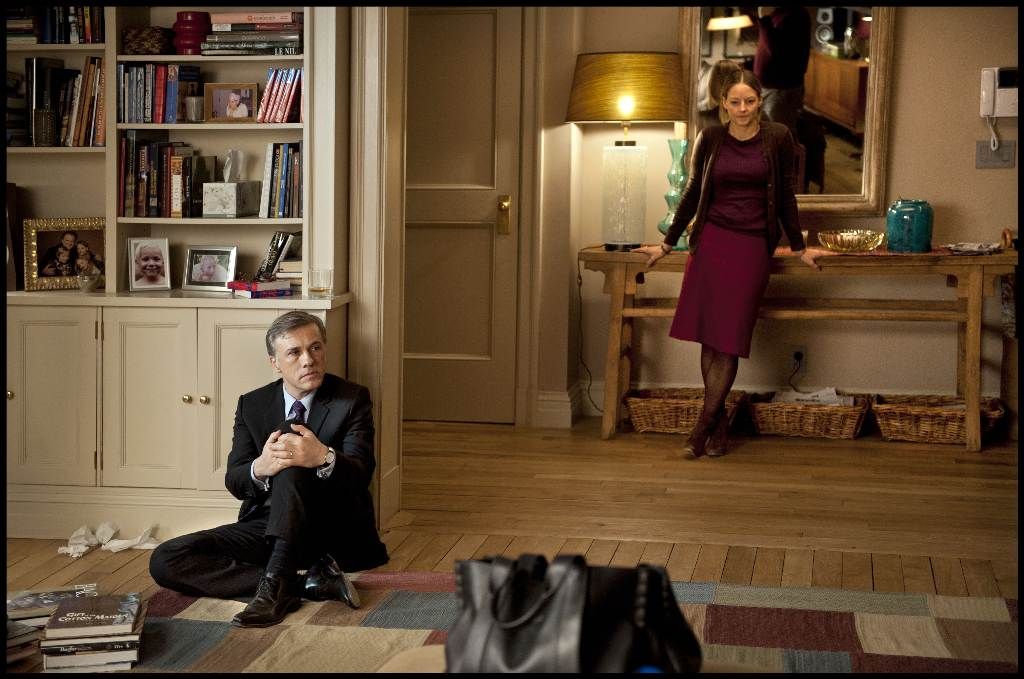 Foto Christoph Waltz, Jodie Foster