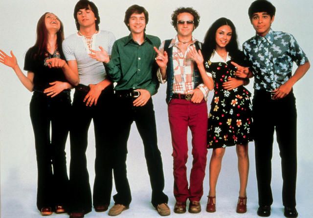 Foto Wilmer Valderrama, Ashton Kutcher, Topher Grace, Mila Kunis, Laura Prepon