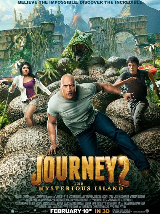 Viaje 2: La Isla Misteriosa : Póster
