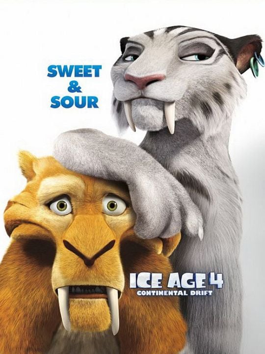 La era de hielo 4: La deriva continental : Póster