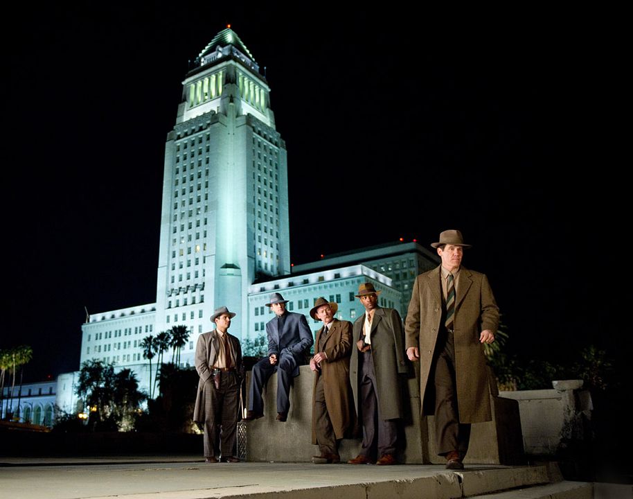 Fuerza antigángster : Foto Robert Patrick, Anthony Mackie, Michael Peña, Ruben Fleischer, Josh Brolin, Ryan Gosling
