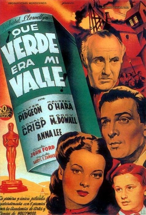 ¡Qué verde era mi valle! : Póster