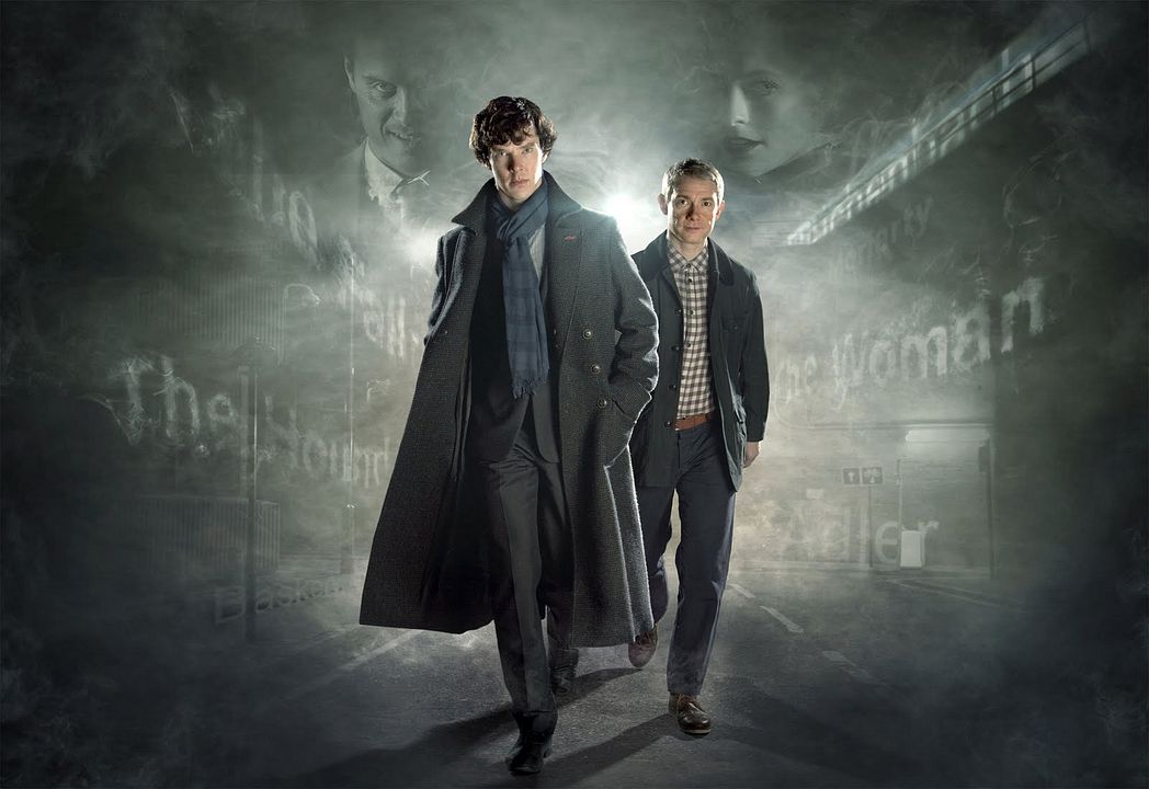 Foto Benedict Cumberbatch, Martin Freeman