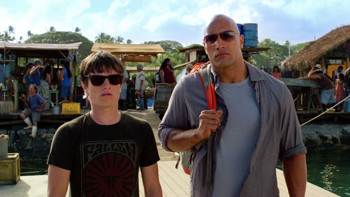 Viaje 2: La Isla Misteriosa : Foto Josh Hutcherson, Brad Peyton, Dwayne Johnson