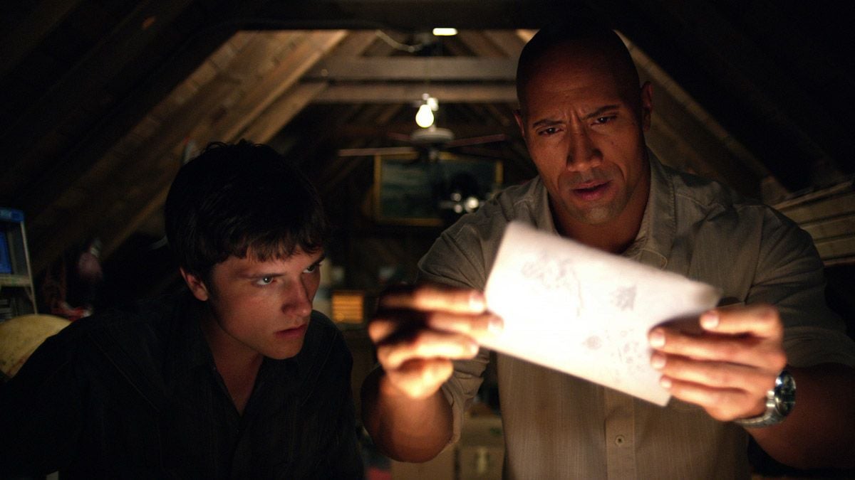 Viaje 2: La Isla Misteriosa : Foto Josh Hutcherson, Brad Peyton, Dwayne Johnson