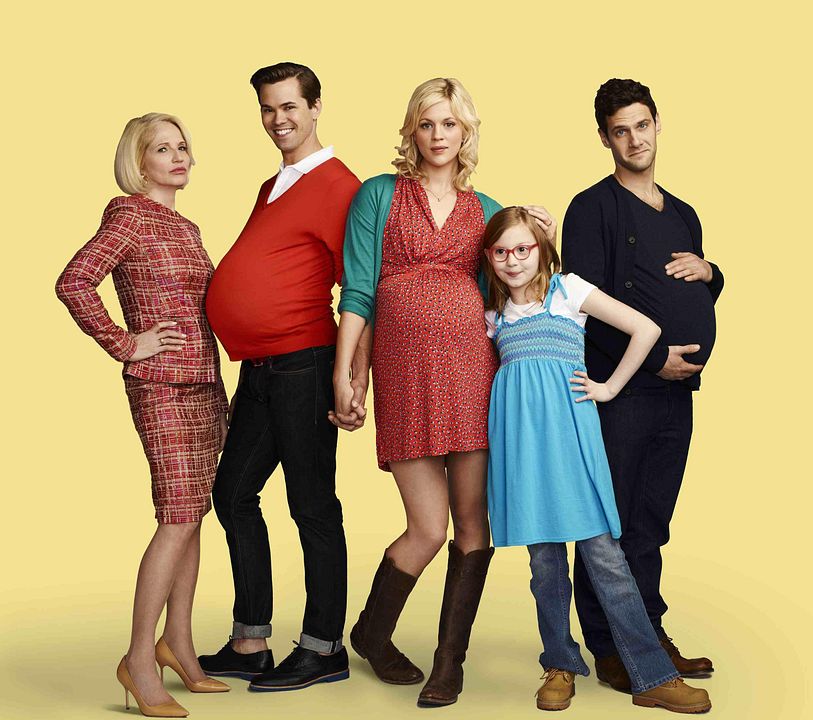 Foto Andrew Rannells, Bebe Wood, Justin Bartha, Ellen Barkin
