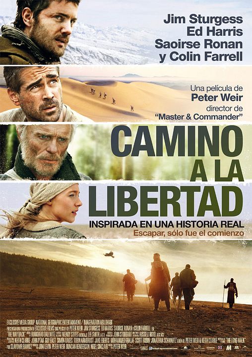 Camino a la libertad : Póster
