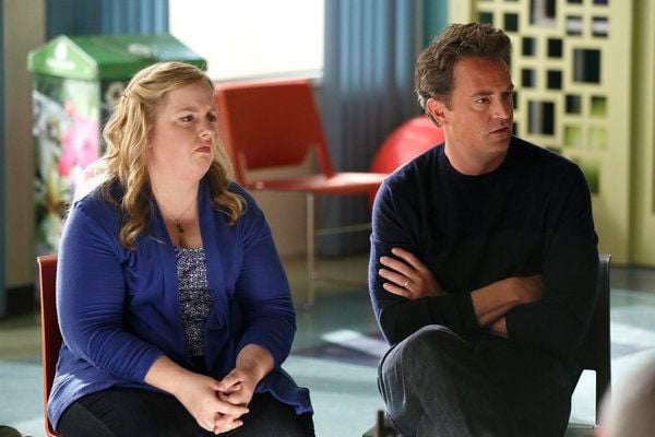 Go On : Foto Matthew Perry, Sarah Baker