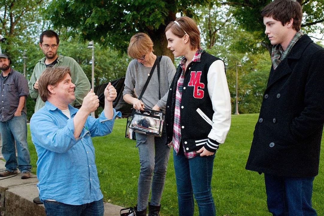 Las ventajas de ser invisible : Foto Stephen Chbosky, Emma Watson, Logan Lerman