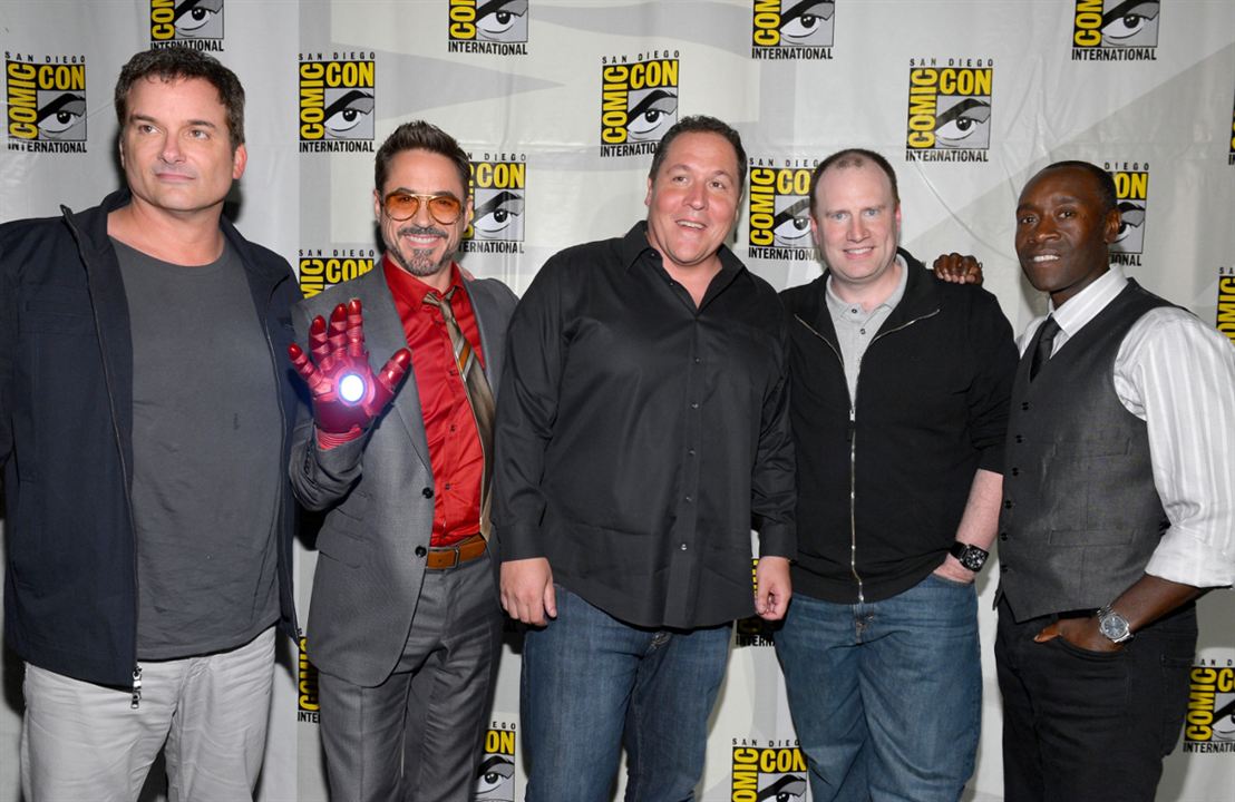 Iron Man 3 : Cobertura de revista Robert Downey Jr., Don Cheadle, Jon Favreau, Shane Black, Kevin Feige