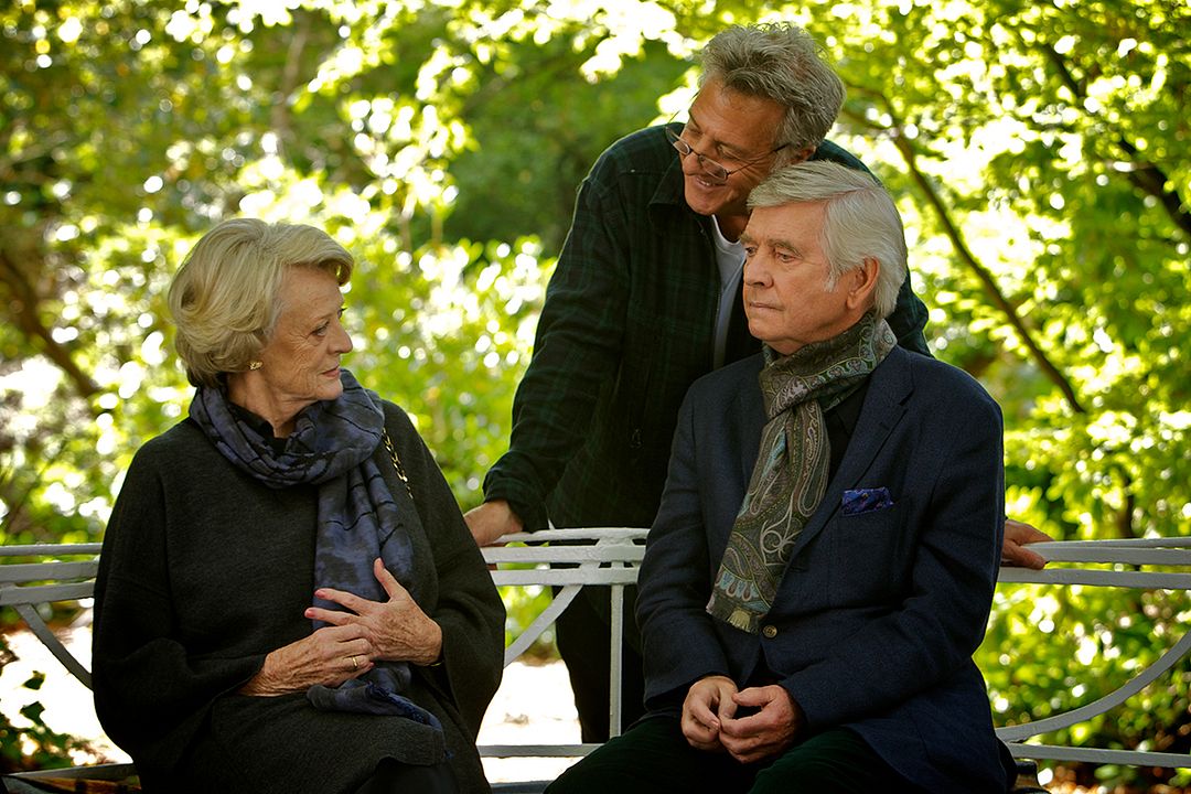 Foto Maggie Smith, Dustin Hoffman, Tom Courtenay