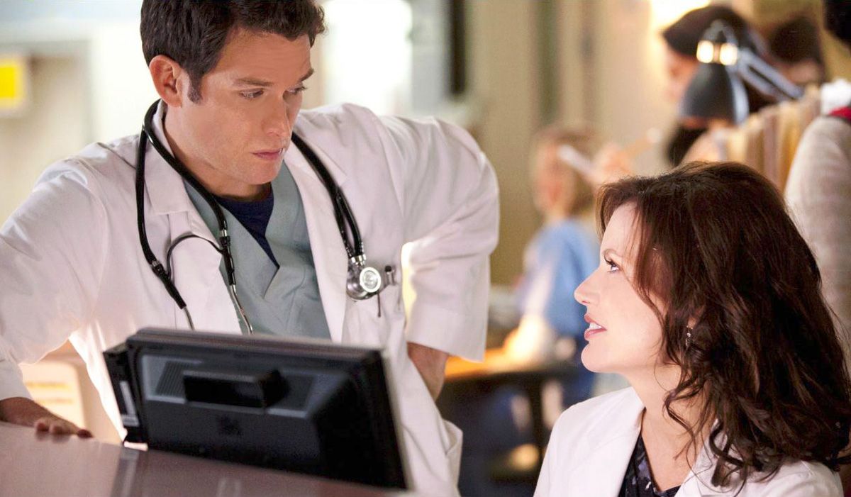 Foto Geena Davis, Steven Pasquale