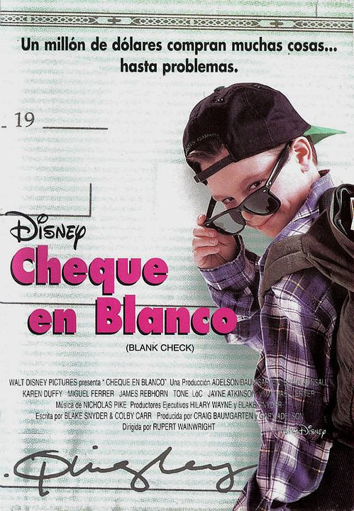 Cheque en blanco : Póster