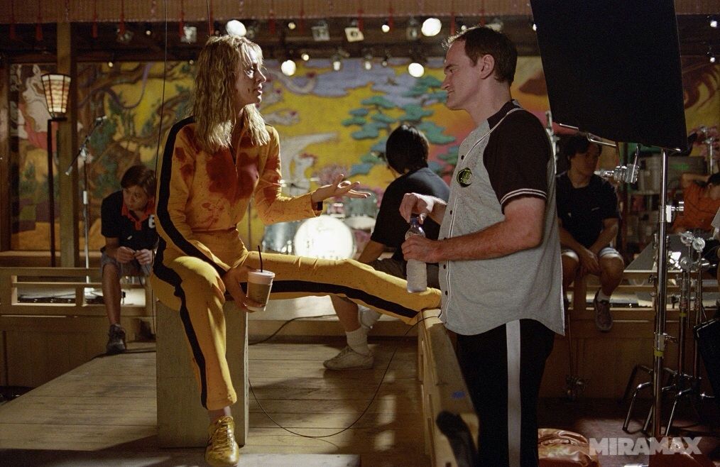 Kill Bill Volumen 1 : Foto Uma Thurman, Quentin Tarantino