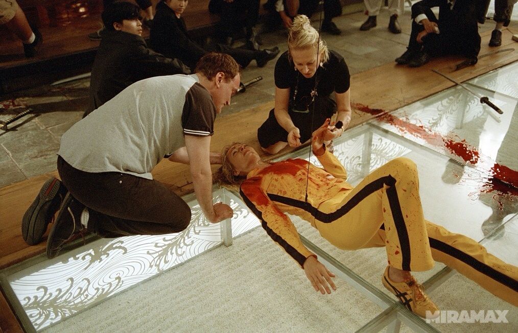 Kill Bill Volumen 1 : Foto Uma Thurman, Quentin Tarantino