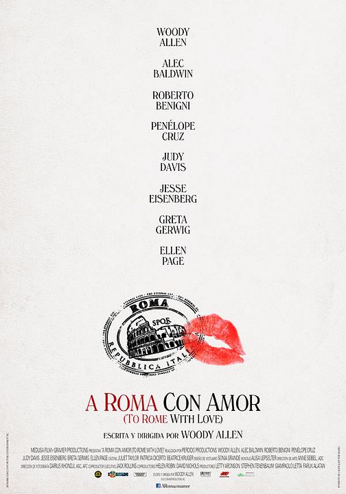 De Roma con amor : Póster
