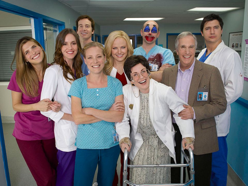Foto Malin Åkerman, Lake Bell, Ken Marino, Rob Huebel, Erinn Hayes, Henry Winkler, Megan Mullally