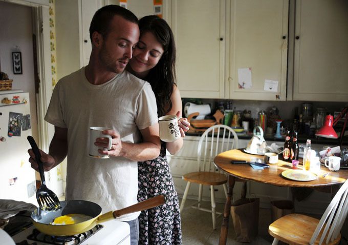 Foto Aaron Paul, Mary Elizabeth Winstead