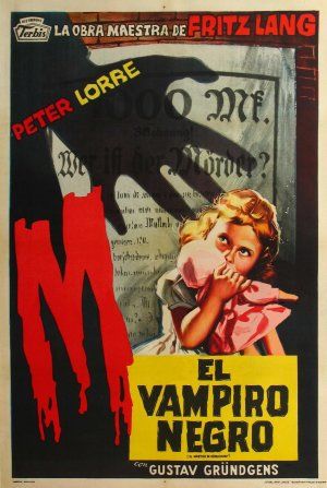 M, el vampiro de Düsseldorf : Póster