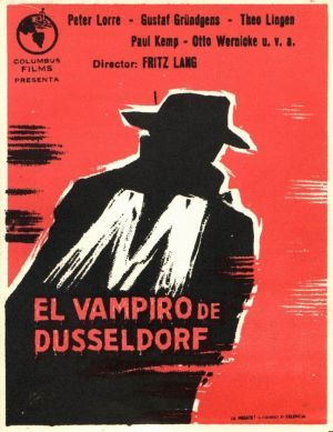 M, el vampiro de Düsseldorf : Póster