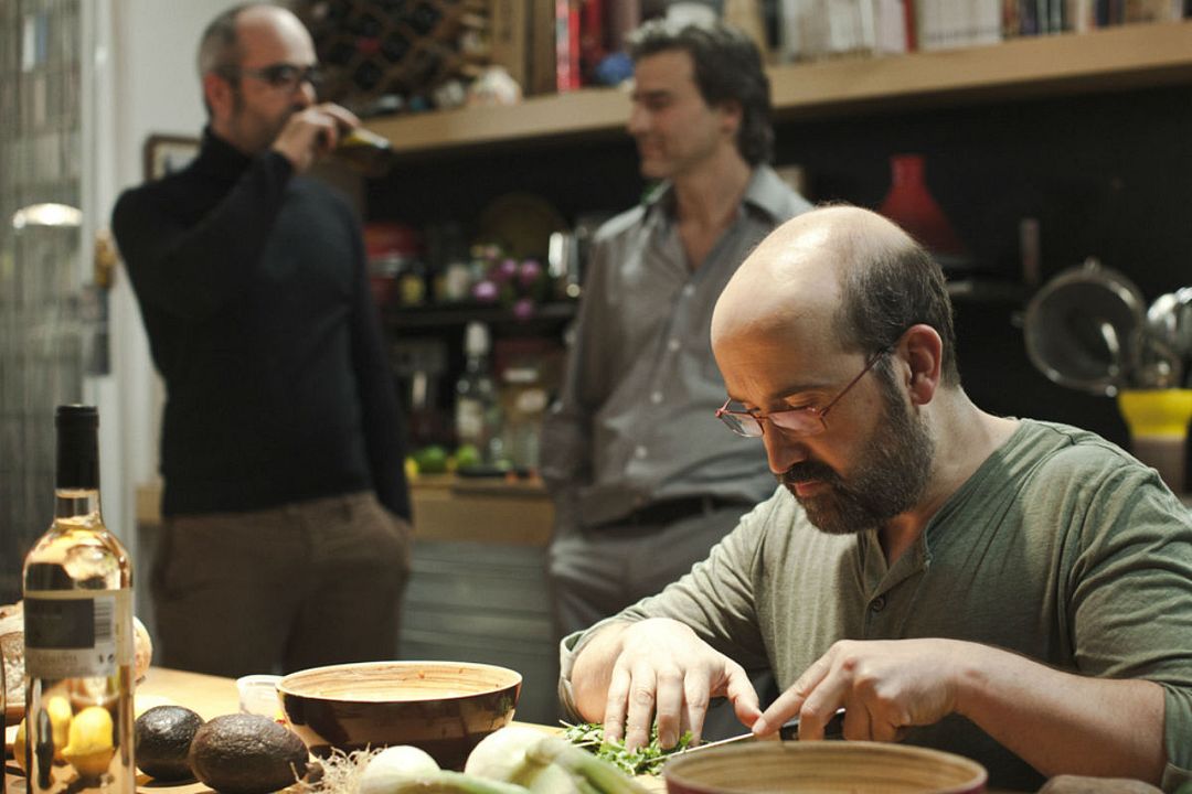 Foto Alberto San Juan, Luis Tosar, Javier Cámara