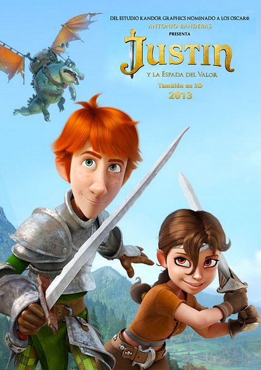 Justin and the Knights of Valour : Póster