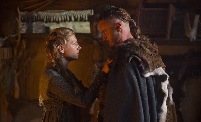 Vikingos : Foto Katheryn Winnick, Travis Fimmel