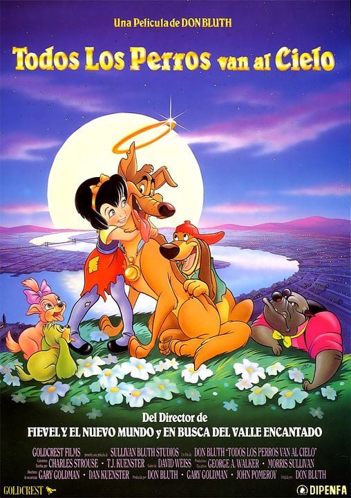 Todos los perros van al cielo : Póster