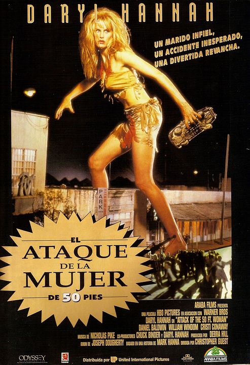 El ataque de la mujer de 50 pies : Póster