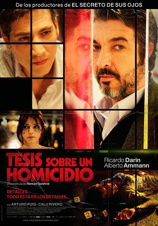 Tesis sobre un homicidio : Póster