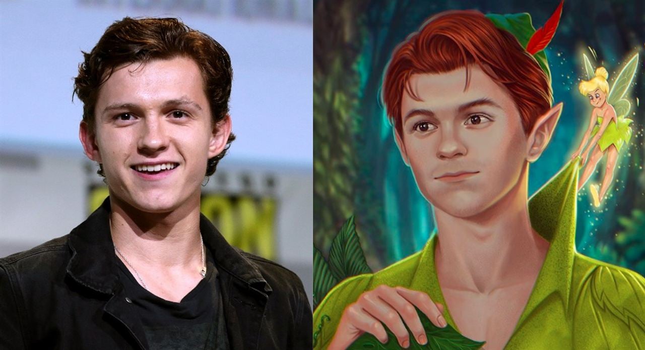 Así se vería Taylor Swift y Tom Holland en el liveaction de 'Peter Pan