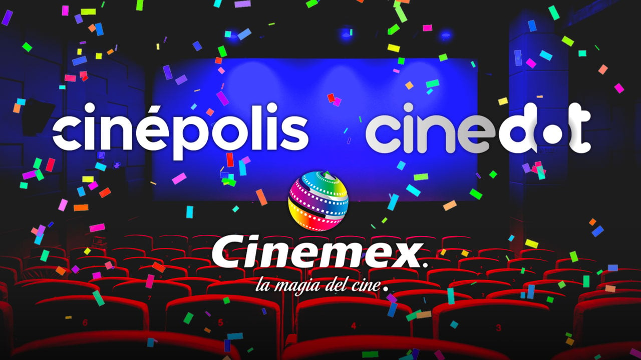 Cinépolis, Cinemex y Cinedot ofrecerán boletos por 29 pesos para celebrar  la 'Fiesta del cine' en México - Noticias de cine 