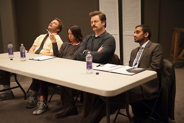 Parks and Recreation : Foto Aubrey Plaza, Chris Pratt, Nick Offerman