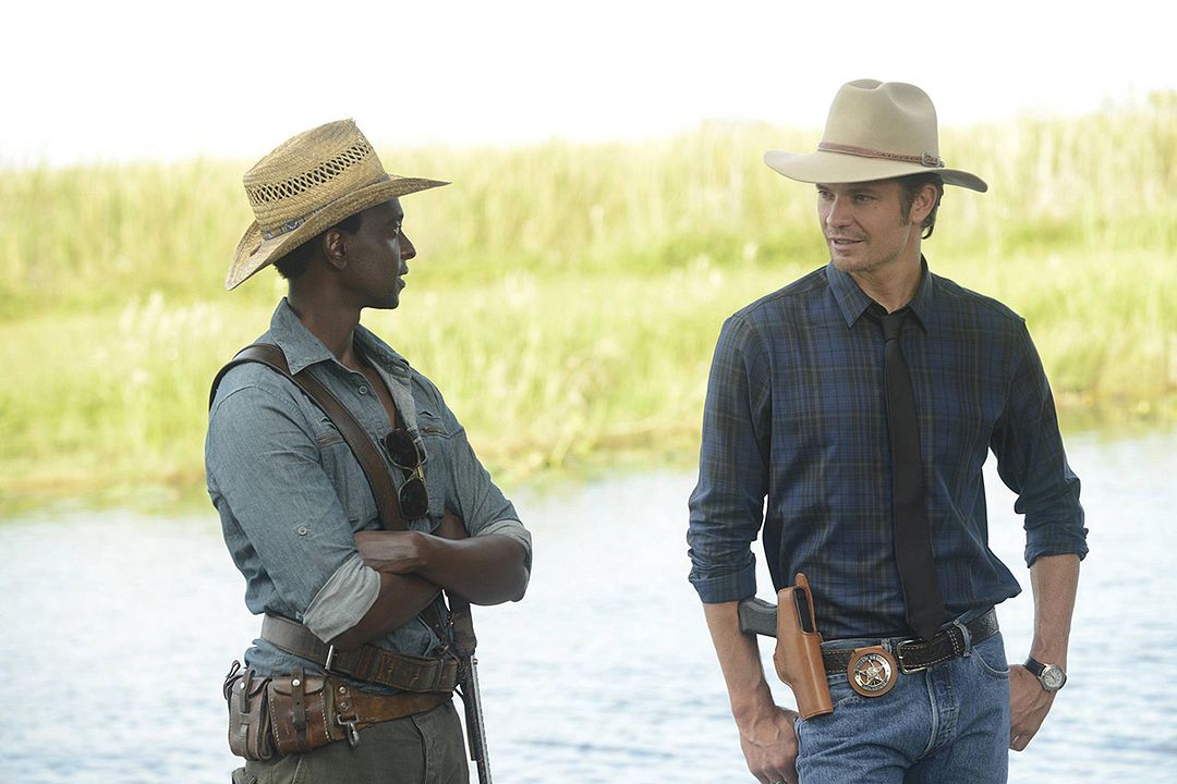 Justified: La ley de Raylan : Foto Edi Gathegi, Timothy Olyphant
