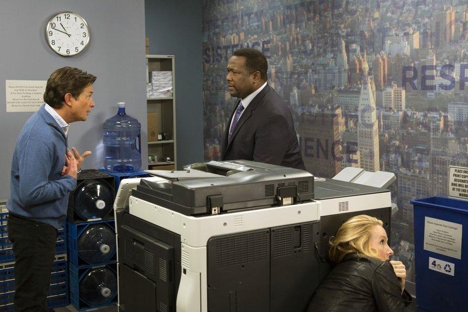 Foto Wendell Pierce, Michael J. Fox, Katie Finneran
