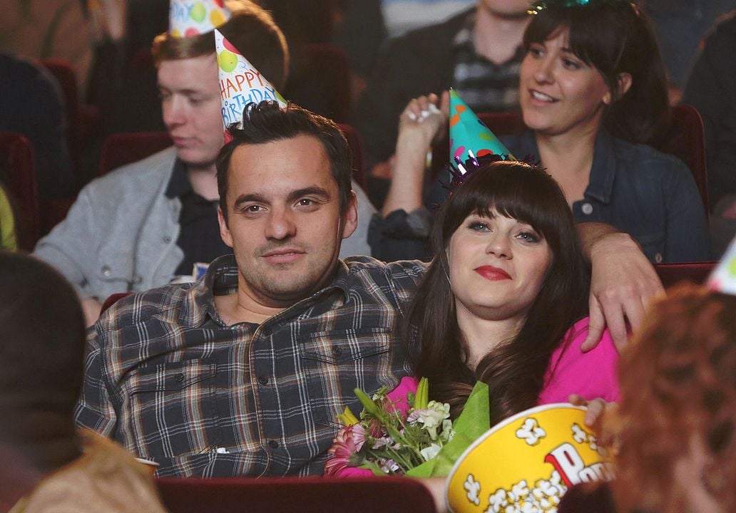 New Girl : Póster Jake Johnson, Zooey Deschanel
